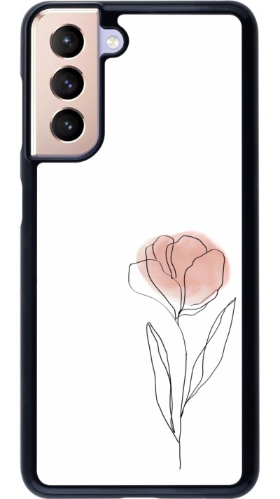 Coque Samsung Galaxy S21 5G - Spring 23 minimalist flower
