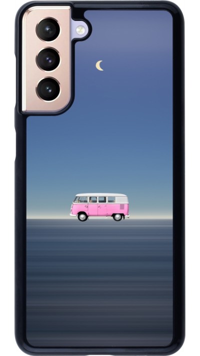 Samsung Galaxy S21 5G Case Hülle - Spring 23 pink bus