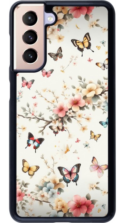 Coque Samsung Galaxy S21 5G - Spring 25 Papillons Légers