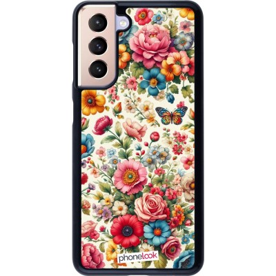 Samsung Galaxy S21 5G Case Hülle - Spring 25 fruehling bluetend
