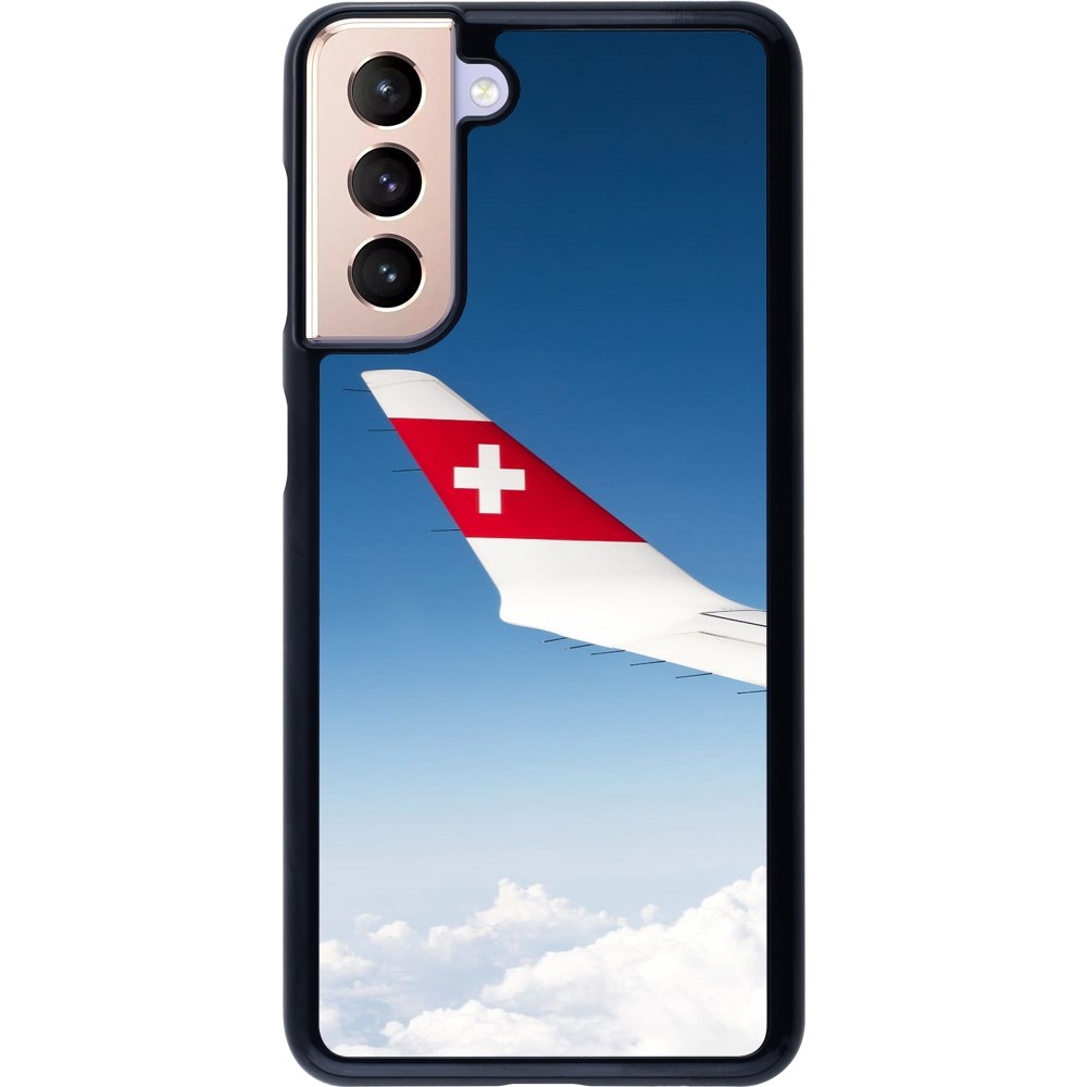 Coque Samsung Galaxy S21 5G - Fête Nationale Suisse Sky Swiss Flag