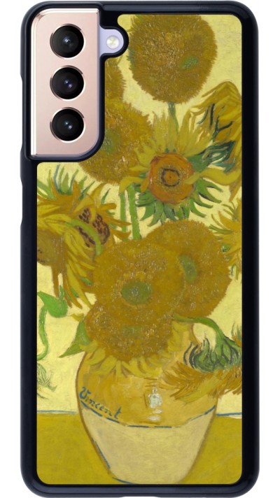 Coque Samsung Galaxy S21 5G - Tableau art - Les Tournesols - Van Gogh