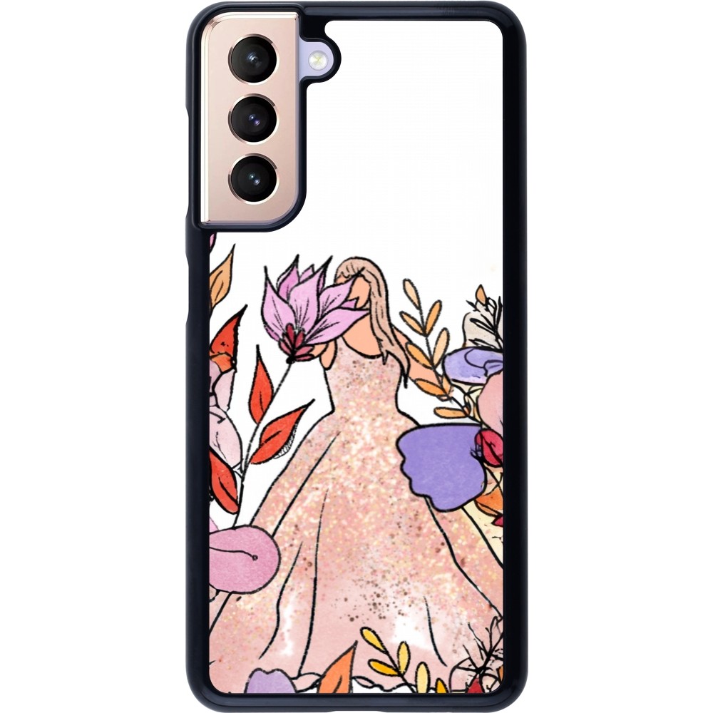 Samsung Galaxy S21 5G Case Hülle - Taylor Swift Sketch - White