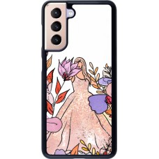 Samsung Galaxy S21 5G Case Hülle - Taylor Swift Sketch - White