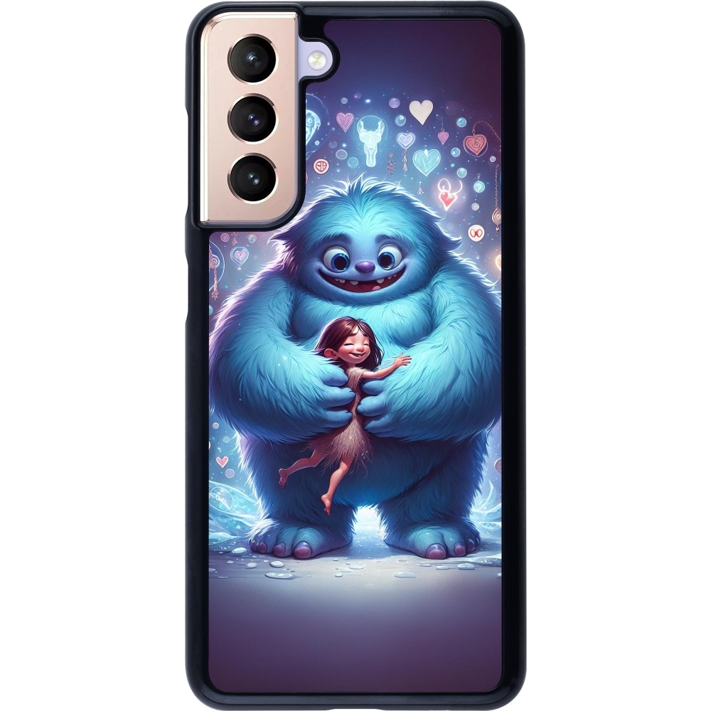 Samsung Galaxy S21 5G Case Hülle - Valentin 2024 Flauschige Liebe