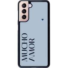 Samsung Galaxy S21 5G Case Hülle - Valentine 2024 mucho amor azul