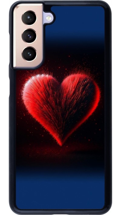 Coque Samsung Galaxy S21 5G - Valentine 2025 coeur rouge