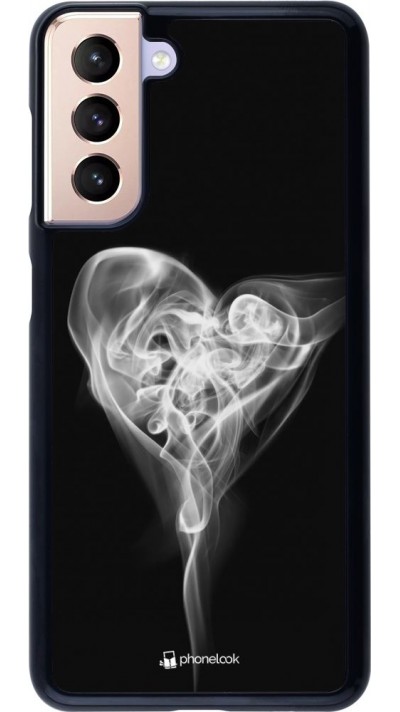 Hülle Samsung Galaxy S21 5G - Valentine 2022 Black Smoke