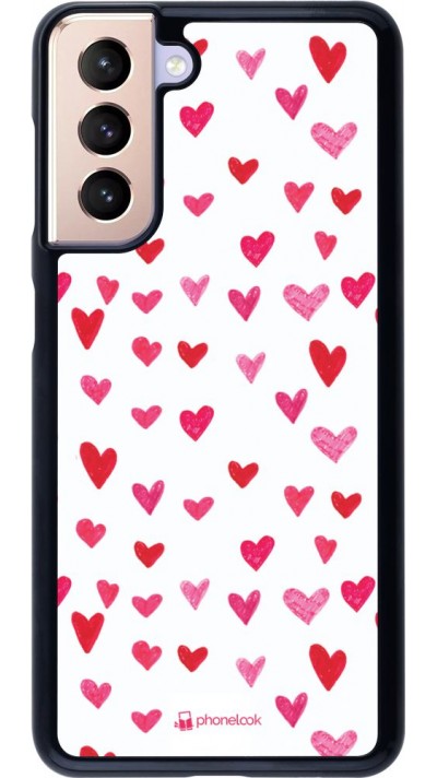 Hülle Samsung Galaxy S21 5G - Valentine 2022 Many pink hearts
