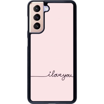 Samsung Galaxy S21 5G Case Hülle - Valentine 2023 i love you writing