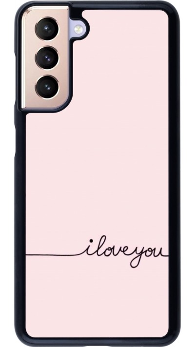 Coque Samsung Galaxy S21 5G - Valentine 2023 i love you writing