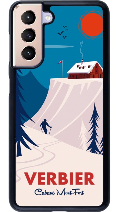 Coque Samsung Galaxy S21 5G - Verbier Cabane Mont-Fort