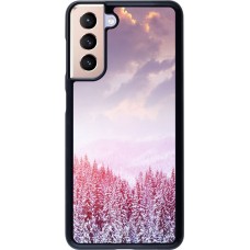 Coque Samsung Galaxy S21 5G - Winter 22 Pink Forest