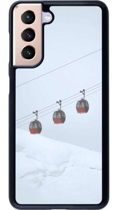 Samsung Galaxy S21 5G Case Hülle - Winter 22 ski lift