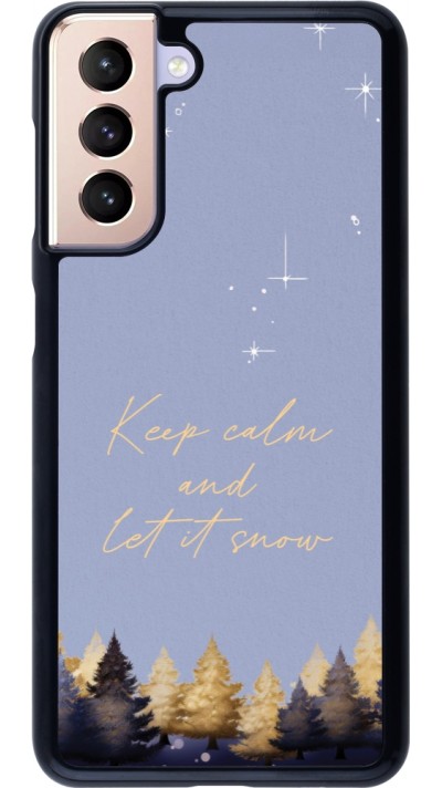 Coque Samsung Galaxy S21 5G - Winter 25 Winter illustration of trees