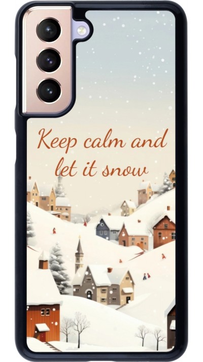 Coque Samsung Galaxy S21 5G - Winter 25 Winter Keep calm and let it snow