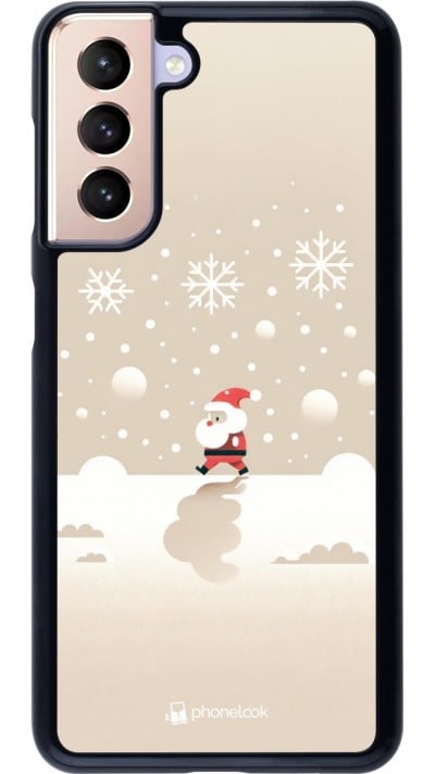 Coque Samsung Galaxy S21 5G - Noël 2023 Minimalist Santa