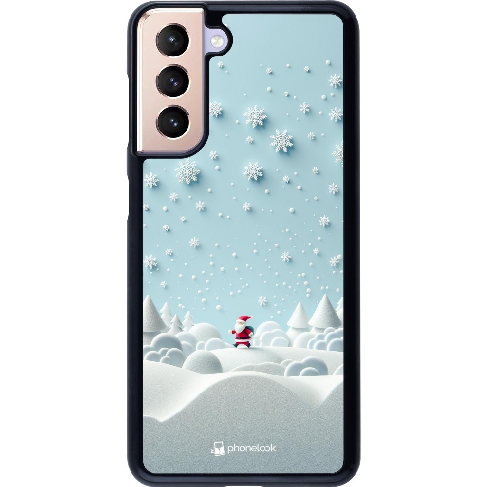 Samsung Galaxy S21 5G Case Hülle - Weihnachten 2023 Kleiner Vater Schneeflocke