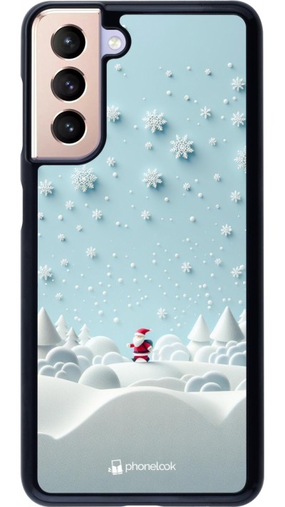 Samsung Galaxy S21 5G Case Hülle - Weihnachten 2023 Kleiner Vater Schneeflocke