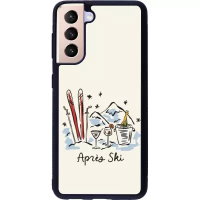 Coque Samsung Galaxy S21 5G - Silicone rigide noir After the sky 2026