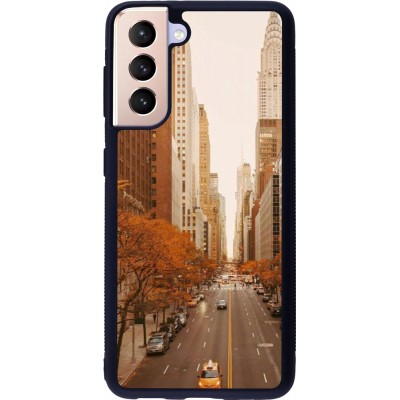 Samsung Galaxy S21 5G Case Hülle - Silikon schwarz Autumn 2024 New York city