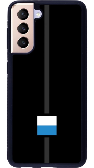 Samsung Galaxy S21 5G Case Hülle - Silikon schwarz Kanton LU schwarz