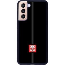 Samsung Galaxy S21 5G Case Hülle - Silikon schwarz Kanton NW schwarz
