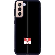 Coque Samsung Galaxy S21 5G - Silicone rigide noir Canton OW noir