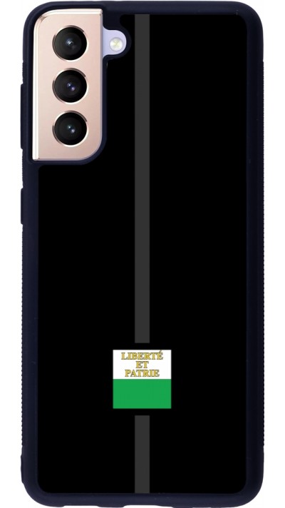 Samsung Galaxy S21 5G Case Hülle - Silikon schwarz Kanton VD schwarz