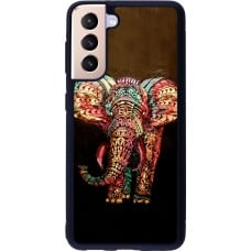 Hülle Samsung Galaxy S21 5G - Silikon schwarz Elephant 02