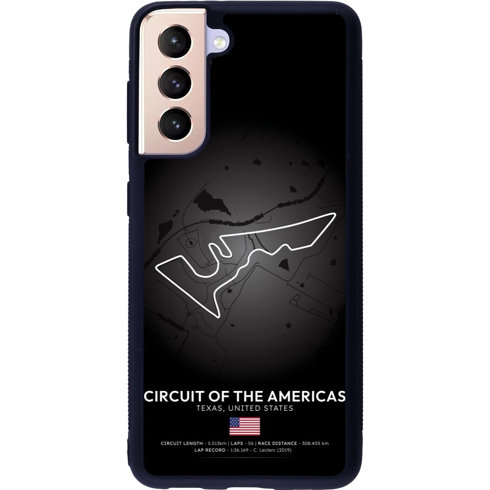 Samsung Galaxy S21 5G Case Hülle - Silikon schwarz F1 Track 2025 United States