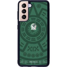 Samsung Galaxy S21 5G Case Hülle - Silikon schwarz Mexiko 2026 personalisierbares Fussballtrikot