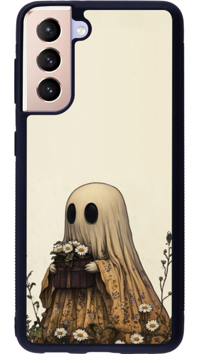 Samsung Galaxy S21 5G Case Hülle - Silikon schwarz Halloween 2025 Ghost gardener