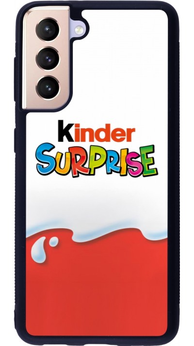 Samsung Galaxy S21 5G Case Hülle - Silikon schwarz Kinder Surprise