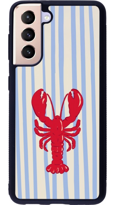 Coque Samsung Galaxy S21 5G - Silicone rigide noir Red lobster 2026