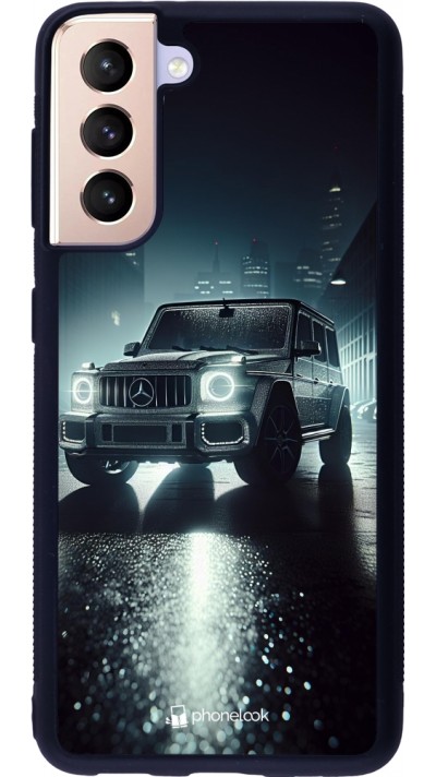 Samsung Galaxy S21 5G Case Hülle - Silikon schwarz Mercedes G AMG Nacht