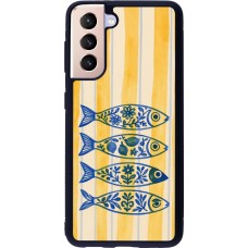 Samsung Galaxy S21 5G Case Hülle - Silikon schwarz Portuguese fish 2026