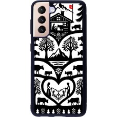 Samsung Galaxy S21 5G Case Hülle - Silikon schwarz Poya Schweiz 2