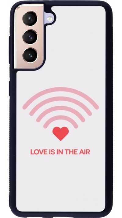 Samsung Galaxy S21 5G Case Hülle - Silikon schwarz Saint Valentines Day 26 Love is in the air