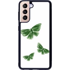 Samsung Galaxy S21 5G Case Hülle - Silikon schwarz Butterflies Spring 2026