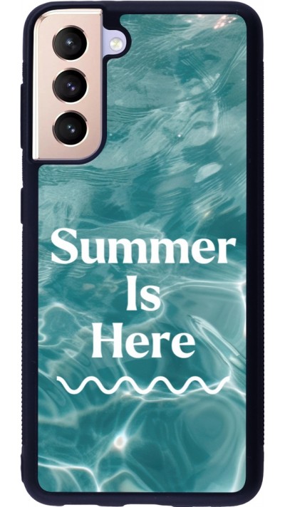 Samsung Galaxy S21 5G Case Hülle - Silikon schwarz Summer 2025 Summer is here