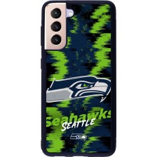Samsung Galaxy S21 5G Case Hülle - Silikon schwarz Super Bowl 26 Seattle 2