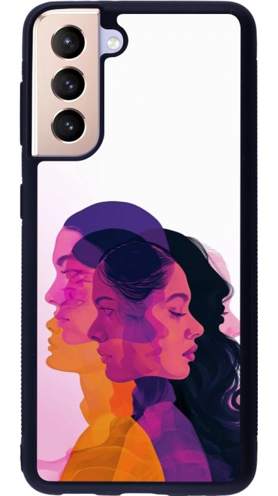 Coque Samsung Galaxy S21 5G - Silicone rigide noir Womens day 2026 10