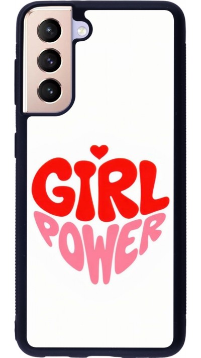 Coque Samsung Galaxy S21 5G - Silicone rigide noir Womens day 2026 6
