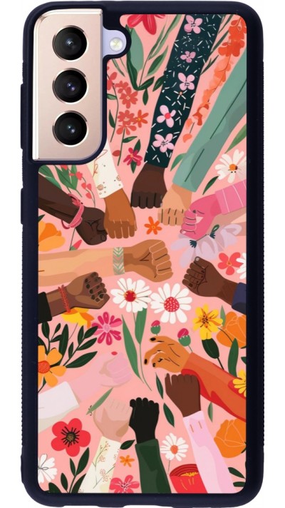 Coque Samsung Galaxy S21 5G - Silicone rigide noir Womens day 2026 8