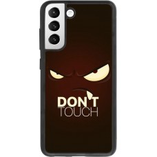 Coque Samsung Galaxy S21 FE 5G - Silicone rigide noir Angry Dont Touch