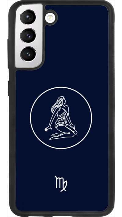 Coque Samsung Galaxy S21 FE 5G - Silicone rigide noir Astrologie Vierge