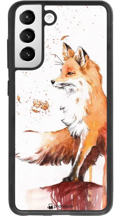 Hülle Samsung Galaxy S21 FE 5G - Silikon schwarz Autumn 21 Fox