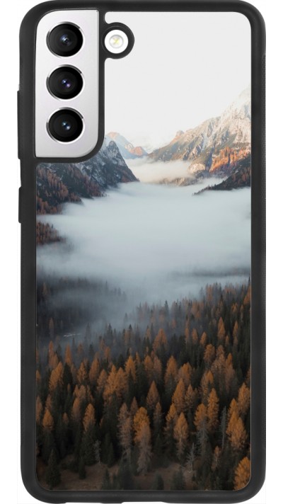 Coque Samsung Galaxy S21 FE 5G - Silicone rigide noir Autumn 22 forest lanscape