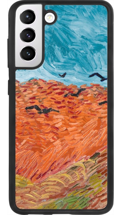 Coque Samsung Galaxy S21 FE 5G - Silicone rigide noir Autumn 22 Van Gogh style